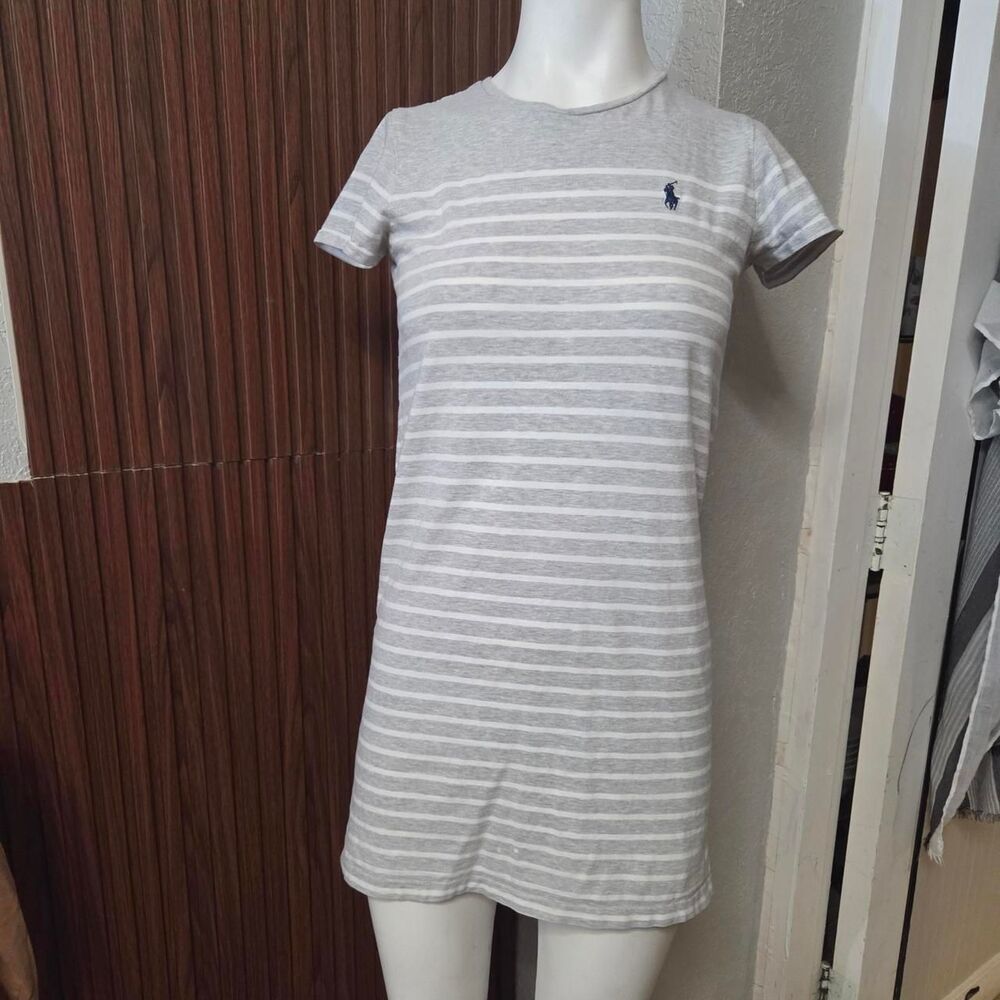 Ralph-lauren Grey and White Dress